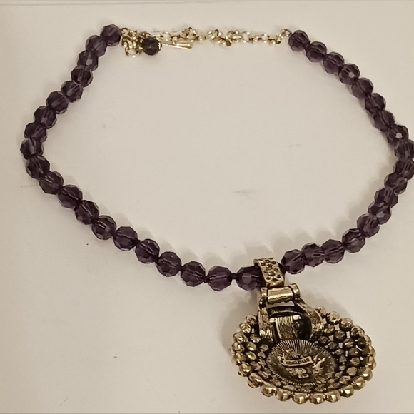 Vintage Heidi Daus ' Guilty Pleasure ' Crystal Necklace - Picture 4 of 6